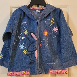Girls denim jacket size 4t